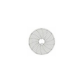 Diagramované kotúče - hodinová rotácia, trvanie 1 deň, delenia 60 minút, priemer 254 mm - 100 ks