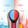 Anteamed Facial Massager with Vibration Function, Hot & Cold Massage