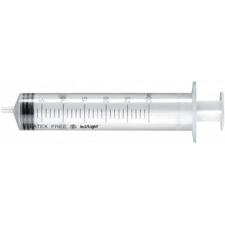 Needleless Syringe 20 ml INJ/LIGHT with Eccentric Luer Cone - 50 pcs