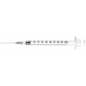 Insulinspruta INSU / LIGHT 1 ml - 25G 0,5 x 16 mm - 100 st.