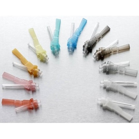 Subkutane Sicherheitsnadeln 23G MICROTIP / SAFE steril 0,6 x 25 mm - 50 Stk.