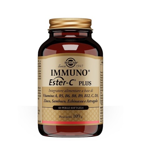 Solgar Immuno Ester-C Plus 60 softgels pärlor