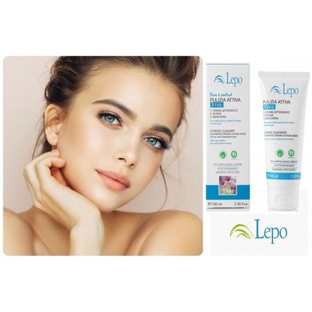 3 PHASE ACTIVE CLEANSING with white clay, mallow extracts and witch hazel 100ml