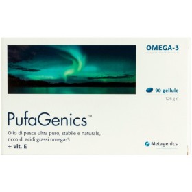 Pufagenics Metagenics ribje olje dodatek 90 kapsul