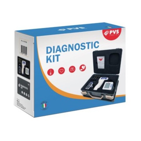 DIAGNOSE-KIT in medic 1 - SPHYGMO, SATURIMETER, THERMOMETER