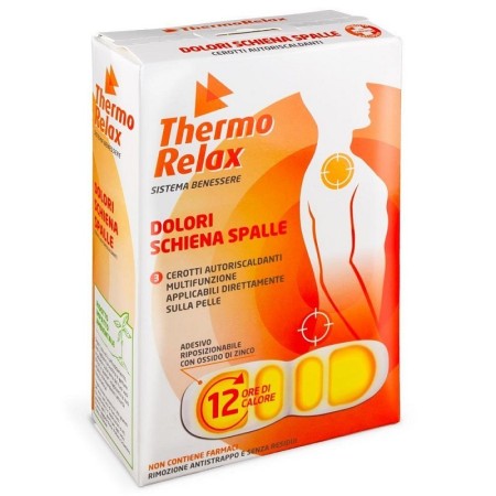 Thermorelax Patches RYG- OG SKULDERSMERTER - 3 STK