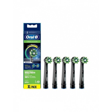 Hlava zubního kartáčku Oral-B Crossaction Black EB50BRB-5 - 5 ks.