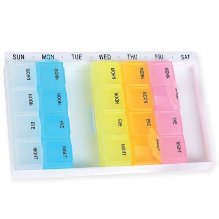 X4 Easy Weekly Pill Box - engleski