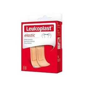 Leukoplast Elastic 12 obližev 28x72 in 8 obližev 19x72
