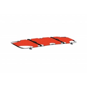 Brancard Pliant En Aluminium Anodisé - Avec 4 Pieds