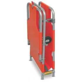 RESCUE STRETCHER WITH BACKREST