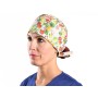 Bonnet à motifs - flamants roses - m