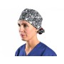 Bonnet à motifs - squelette - m
