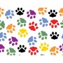 Patterned cap - footprints - l