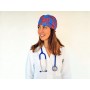 Cappellino fantasia - corallo - l