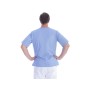 Casacca con bottoni-cotone/pol.-unisex l azzurra