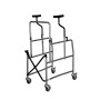 Height-adjustable foldable underarm walker