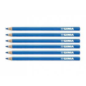 Gima dermatologisk penna - blå - förpackning. 6 st.