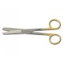 Rechte schaar c.t. stompe punten - 14,5 cm