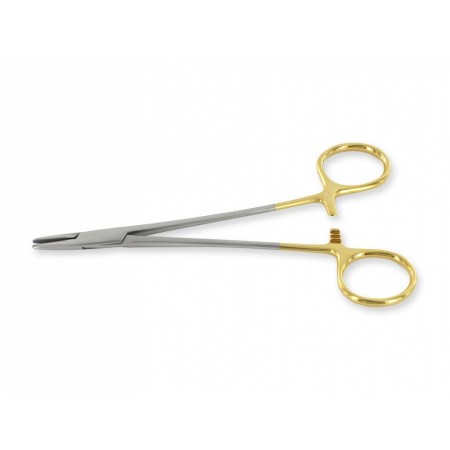 Crile wood needle holder c.t. - 18 cm