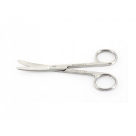 Gebogene Schere mit stumpfen Spitzen - 14,5 cm