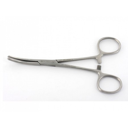 Pince Klemmer - courbée - 18 cm