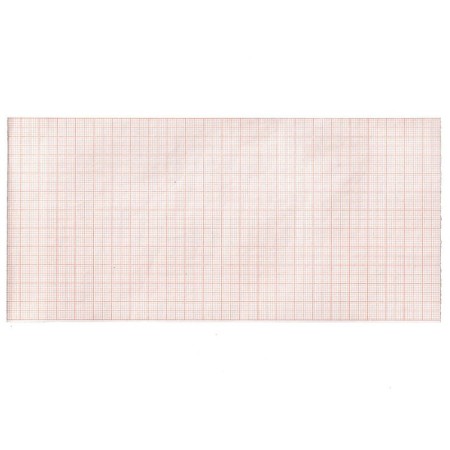 Termiskt ecg-papper 112x23 mmxm - orange gallerrulle - 10 rullar