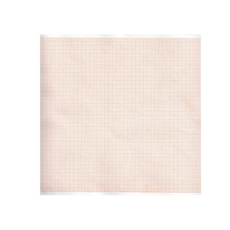 Carta termica ecg 210x30 mmxm - rotolo griglia arancio - 5 rotoli