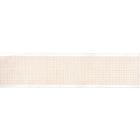 Carta termica ecg 50x20 mmxm - rotolo griglia arancio - conf. 20 rotoli