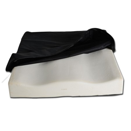 Anti-decubitus visco-mouss cushion 43x43x6 cm