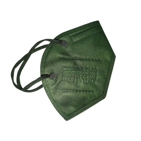 Masque FFP2 n° masque confortable - grand - vert foncé - pack. 20 pièces.