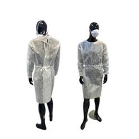 Blouse de visiteur jetable PLP 30 grammes, blanche