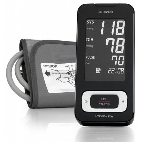 OMRON MIT Elite Plus Digital Upper Arm Blood Pressure Monitor with PC Connection