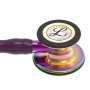 Littmann Cardiology IV - 6239 - Prună - Finisaj Curcubeu Strălucitor - Conector Mov