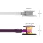 Littmann cardiology iv - 6239 - prugna - finiture arcobaleno brillanti - conn. viola