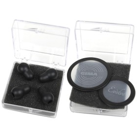 Kit Gima Evolve: 2 diafragme plutitoare + 2 perechi de dopuri de urechi - negre - înlocuire