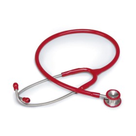 Stetoscop pediatric din oțel inoxidabil - roșu