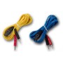 Paar IACER-Kabel für MioCare - Blau Gelb