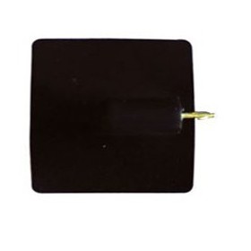 Electrozi conductivi din silicon cu mufă mascul - 4 mm 50 x 50 mm