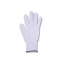 Guanti in cotone - misura 7 - bianchi - conf. 10 paia