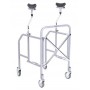 Foldbar underarmsrollator i malet stål - Kompakt størrelse - Click Mini Series