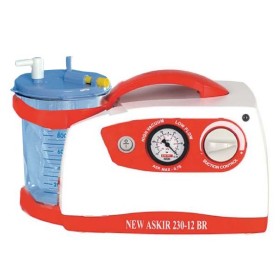 Aspirator chirurgical NOU ASKIR 230/12V BR - cu baterie - borcan FLOVAC de 1 litru RE 310211/03