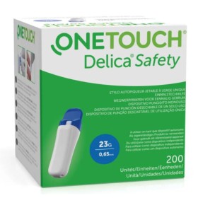 Dispozitiv de înțepare de siguranță OneTouch Delica de unică folosință 23 g - 200 buc.