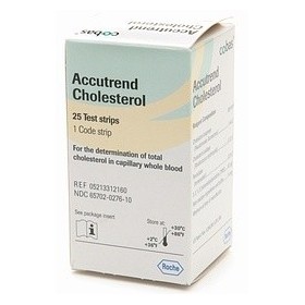 Accutrend cholesterolové proužky 25 ks.