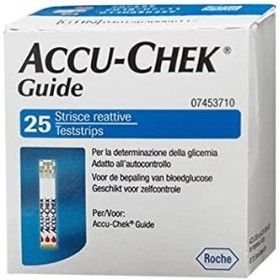 Benzi Accu-Check Guide pentru măsurarea glucozei în sânge - 25 bucăți