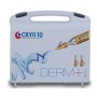 Kit dispozitiv de pulverizare CRYO DERM IQ (1-6 mm) + contact 3 mm + 5 mm - 25 g de gaz N2O - Supapă de control - vârf fix din s