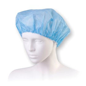 Șapcă rotundă DONA cu bandă elastică din viscoză TNT perforată - 100 buc.
