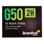 Levenhuk G50 2H Dubbele Holte Blank Slides, 50 st.