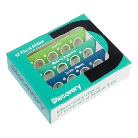 Set Levenhuk Discovery Flora cu 12 lame pregătite