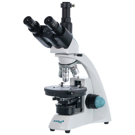 Microscopio trinocular Levenhuk 500T POL